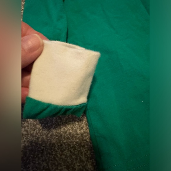 Coral Bee Reindeer Pajamas PJ Jammies set 2T Green stripe Christmas Toddler Boy - Picture 7 of 10